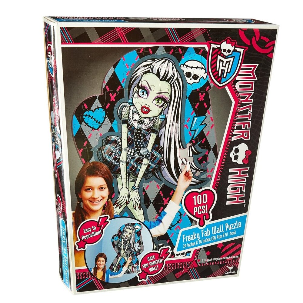 Monster High Freaky Fab Wall Puzzle 100 Piece 24 x 36 Inch Puzzle